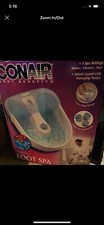 conair foot spa with bubbles massage heat
