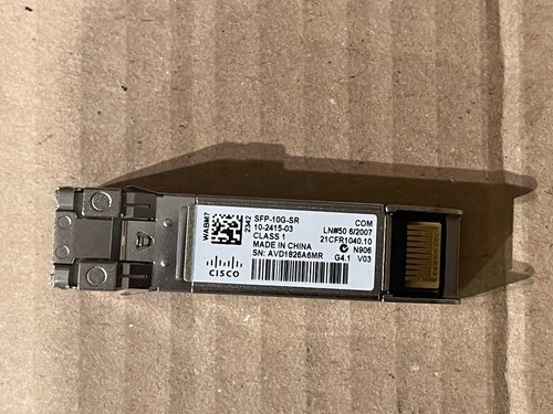 Module émetteur-récepteur Cisco SFP-10G-SR Cisco 10-2415-03 module Cisco 10GBase-SR - Photo 9/18