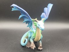 Safari Ltd. Earth Dragon Figure 6" Blue Green Nature Fantasy Creature Toy