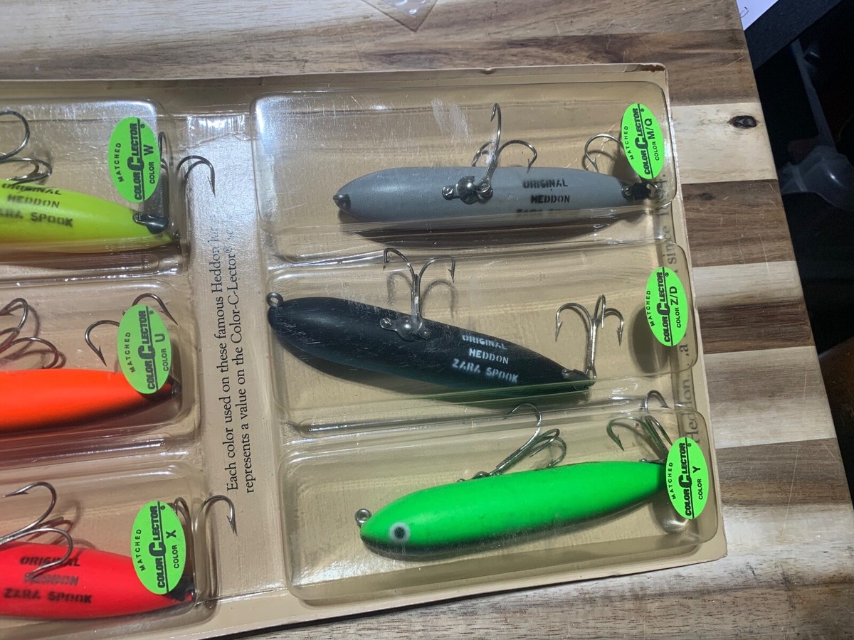 Heddon Zara Spook fishing lure Color Clector pack (22440) | eBay