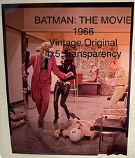 Vintage Original Batman The Movie 1966 4x5 Transparency Lee Meriwether Catwoman