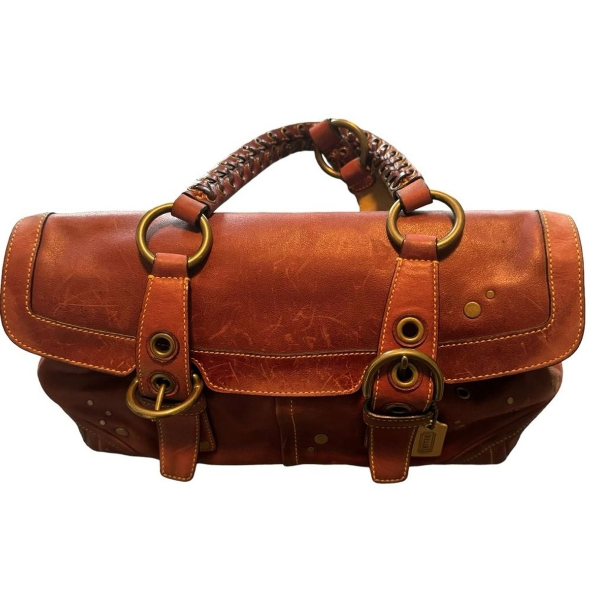 Rare Vintage Limited Edition Coach Burgundy Studded Rare Vintage Limited Edition Coach Burgundy Studded