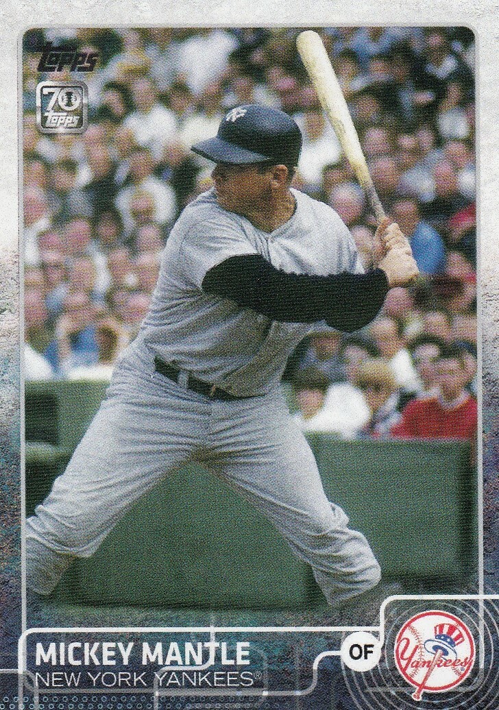 MICKEY MANTLE TOPPS MANTLE X 2015 15 BASE NEW YORK YANKEES #44 2021 21