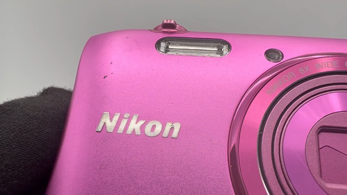 READ - Nikon COOLPIX S3600 Pink Digital Camera From Japan Tested - Video 1 of 1