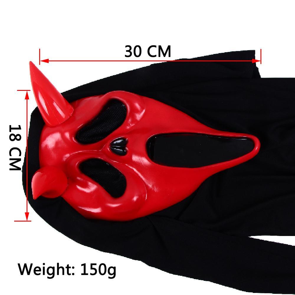  behanco Halloween Scream Mask Ghost Face Mask Halloween Full  Face Mask Scary Face Ghost Festival Screaming Mask (Red Spit Tongue*2pcs) :  Clothing, Shoes & Jewelry