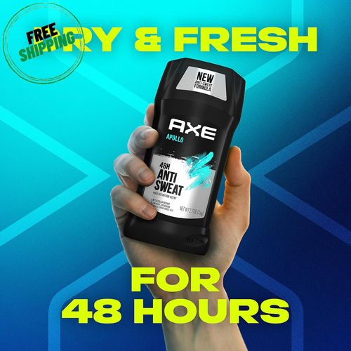 AXE Apollo Antiperspirant Deodorant Stick for Men, 2.7 Ounce (Pack of 4) - Picture 3 of 8