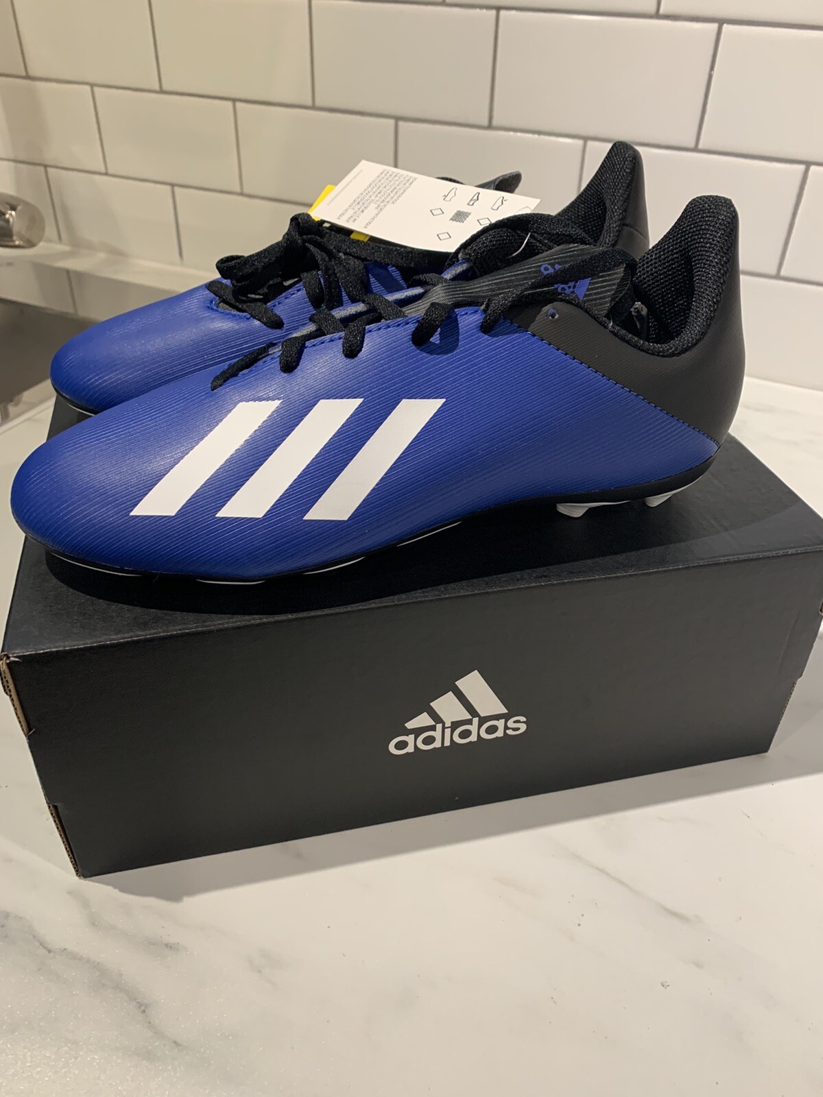 Kids Youth adidas X 19.4 FXG J Soccer Cleats Shoes Size 6 Blue EF1615 for  sale online | eBay