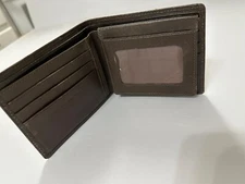 Next Millennium Tribes Men’s Wallet One Size Brown Faux Leather Minimalist