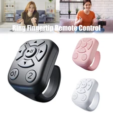 Bluetooth Compatible Phone Scrolling Page Turner Ring Fingertip Remote Control