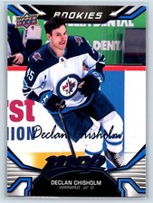 2022-23 Upper Deck MVP #236 Declan Chisholm Blue Script Parallel