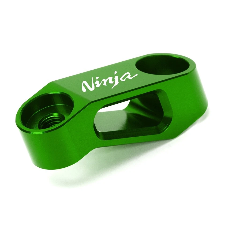 For Kawasaki Ninja 250 500 R 300 400 650 1000 Rear view Mirrors Extension Riser - Image 3 of 4