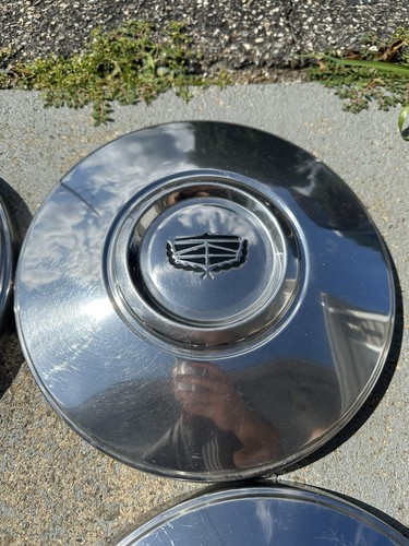 4 72-79 Ford Torino Ltd Crown Vic Stainless Steel Dog Dish Hubcaps Police - Picture 6 of 15