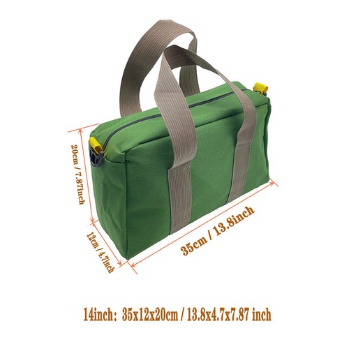12-16inch storage Open Tote Tool Bag With Shoulder Strap Heavy Duty Waterproof - Picture 20 of 22