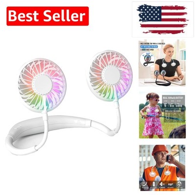 Neck Fan, Hands Free Personal Fan 2600mAh, Hang Around Neck Fans, Wearable Sm...