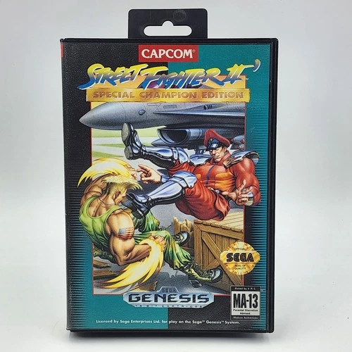 Street Fighter 2 Special Champion Edtn - SEGA Genesis w/ manual *pre-owned