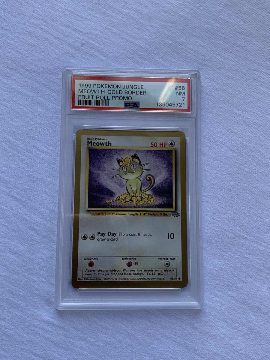 Meowth - (Gold Bordered Promo) 56/64 Miscellaneous Cards
