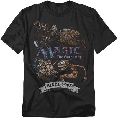 MAGIC THE GATHERING FOUR PACK RETRO Licensed Adult Graphic Tee Shirt SM-5XL