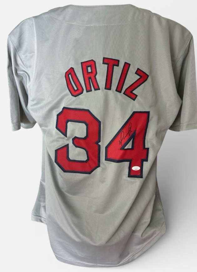David Ortiz Autographed Signed Boston Red Sox JERSEY JSA COA AUTHENTICATED 