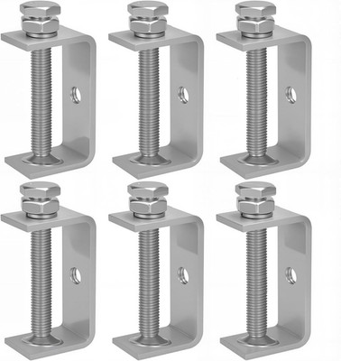 Stainless Steel Small C Clamp Set, 2 1/2 Inch Heavy Duty Metal C-Clamp, Tiger...