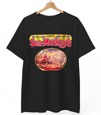 The Amazing Live Sea-Monkeys T-Shirt Stanley Desantis 90s TV Show Unisex Tee