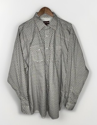 PINTLAR Cold Pitchlike Cotton Snap Button Shirt XXL Western Pattern 