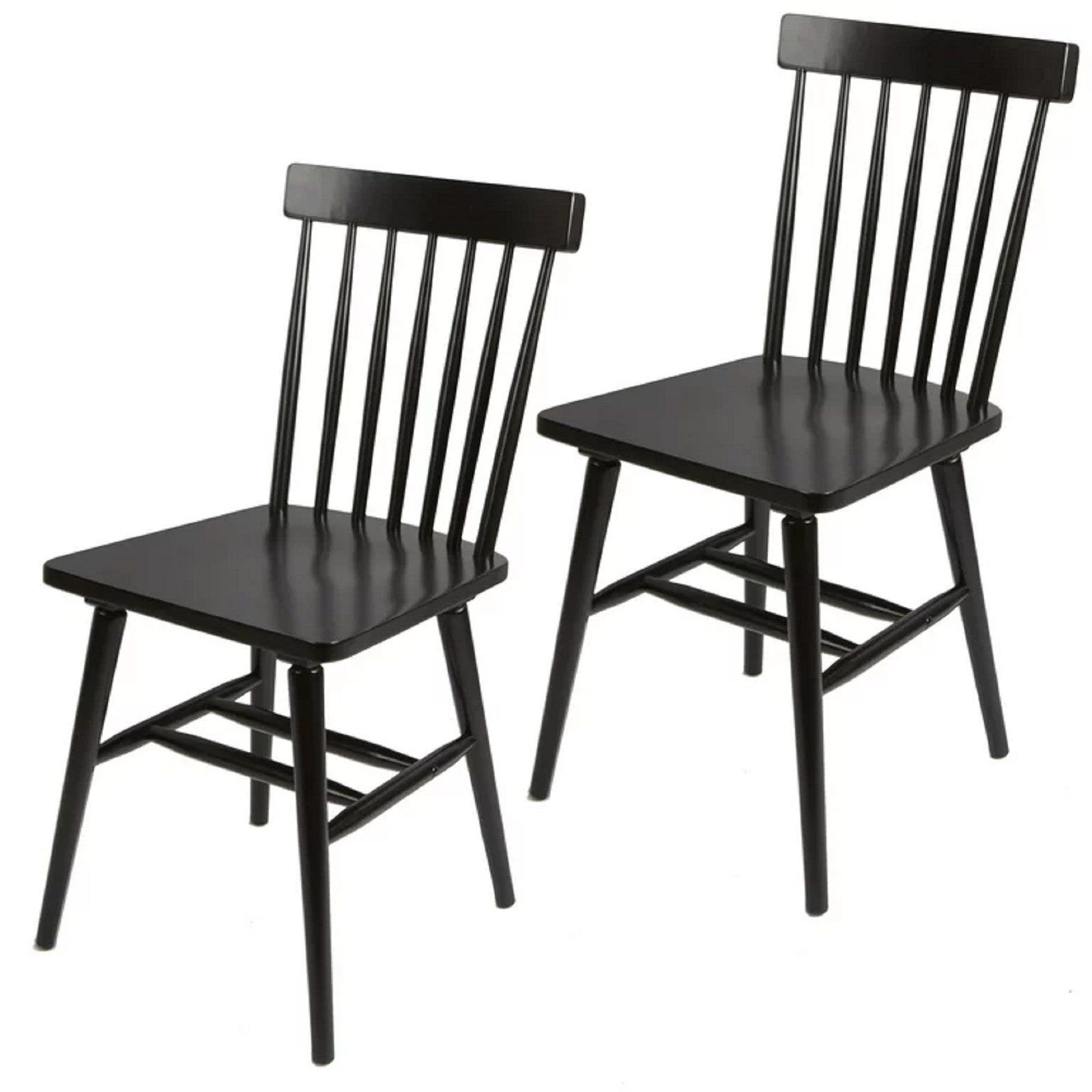 Better Homes - Gardens CPFD1802-BLK Gerald Classic Black Wood Dining Chairs Set 17990₽