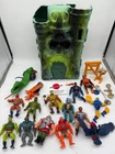 Vintage MOTU He-Man Lot Castle Grayskull Beast Man Ram Man Fisto Stratos etc