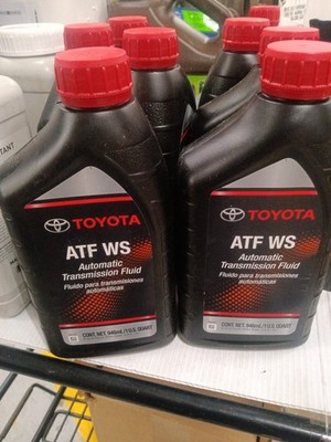 2 Quarts Genuine Toyota/Lexus ATF WS Automatic Transmission Oil Fluid,   540
