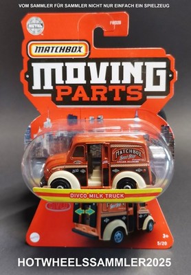 MATCHBOX MOVING PARTS ''DIVCO MILK TRUCK'' GWb48-LA10 OVP UNGEÖFFNET NEU ANSEHEN