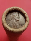 1911-S LINCOLN WHEAT CENT AU 1931D LINCOLN WHEAT PENNY COIN ROLL ENDS BANKROLLED