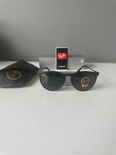 New Ray-Ban Erika RB4171 Black Frame Grey Gradient Lens Sunglasses