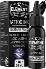 Element Nighthawk Black Tattoo Ink 1oz Profes...