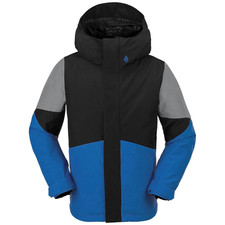 Brand New Kids 2024 Volcom Vernon Insulated Jacket Electric Blue Size Medium