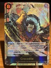 Crocodile OP14-120 Alternate Art The Azure Sea's Seven Sec One Piece Alt Secret