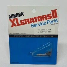 VTG Aurora XLERATORS Rear Axle & Clutch Set ‘73 INDIVIDUAL CARD #2855 - NOS