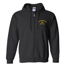 USMC 4th Reconnaissance Battalion Full-Zip Sweatshirt Officially Licensed