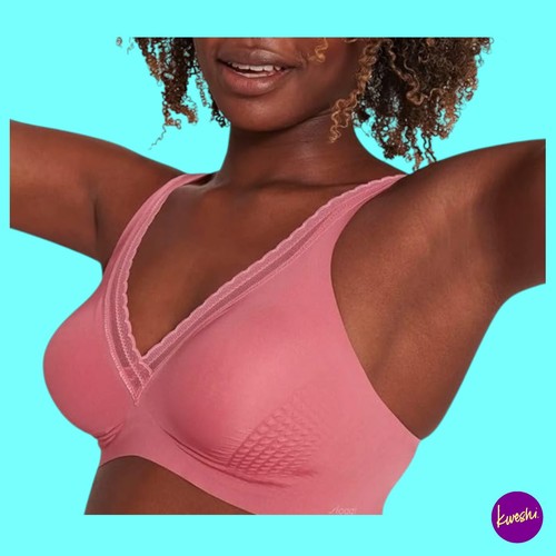 SLOGGI Women's Body Adapt Twist T-Shirt Bra, Moulded, Desert Rose Pink, UK XL+ - Picture 2 of 5