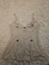 Vintage 90s Intimissimi Camisole With Embroidery Sz S