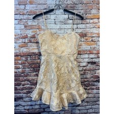 Beige Sage & Paige Sleeveless Lace Tea Dress Women’s Size Small