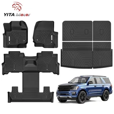 YITAMOTOR Floor Mats Backrest Cargo Liner for 2018-2025 Ford Expedition 7-Seater