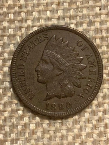 1890 Indian Head Cent Extremely Fine XF