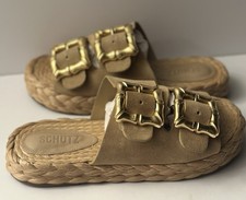 Schutz Women's Enola Rope Flat Sandals Shopbop Light Nude Size 7B