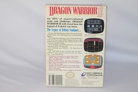 Dragon Warrior III NES Nintendo Complete CIB Very Good Condition! RARE!