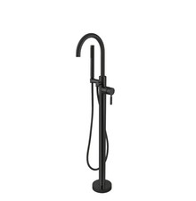 Miseno Mia Freestanding Floor Mount Tub Filler Hand Shower Flat Black MNO15TFFB
