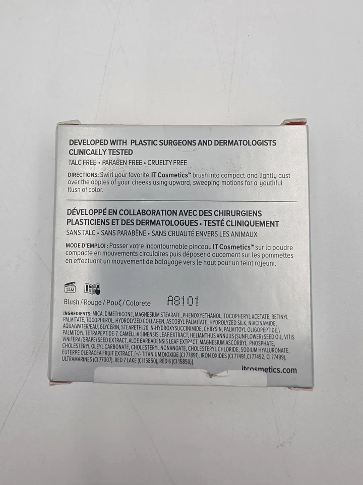 IT Cosmetics Bye Bye Pores Blush Je Ne Sais Quoi Natural Pink 0.192 oz. NEW - Image 2 of 4