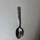 1939 World Fair Teaspoon Railroad Building Souvenir New York Wm. Rogers — photo 1