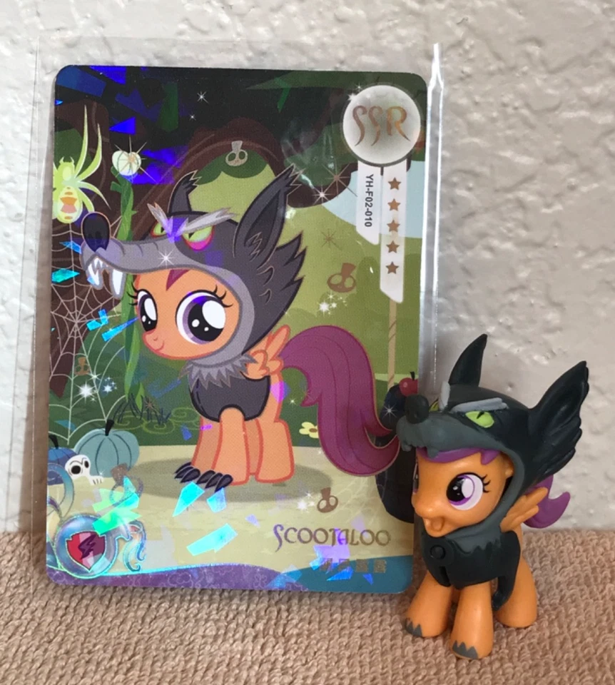 Figura My Little Pony SCOOTALOO PESADILLA NOCHE HOMBRE LOBO + Tarjeta Coleccionable, Como Nueva Foto 2 de 4