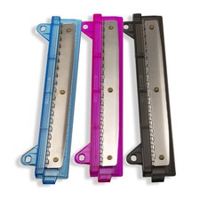 3 Hole Punch for Binders, 3 Pack, Durable, Pink Teal Smoke, Paper Organizer