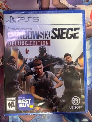 Rainbow Six Siege Deluxe Edition PS5 PlayStation 5 Best Buy Exclusive New Sealed