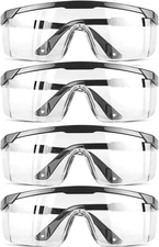 Safety GlassesClear Anti-Fog Goggles Over-Spec Glasses Protective Eye Wear Indus